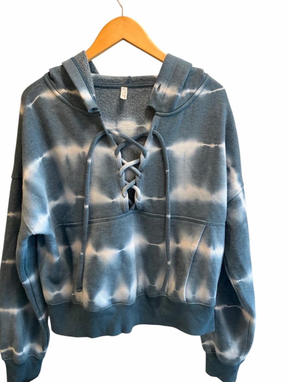 Free People Movement Tie-Dyed Believer Hoodie Blue - Picture 4 of 9